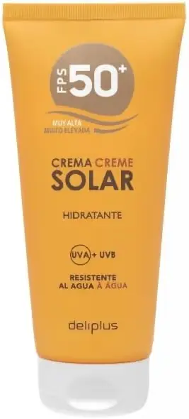 Deliplus Crema Solar Hidratante FPS 50+