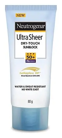 Neutrogena Ultra Sheer Dry Touch Sunscreen SPF 50+ India