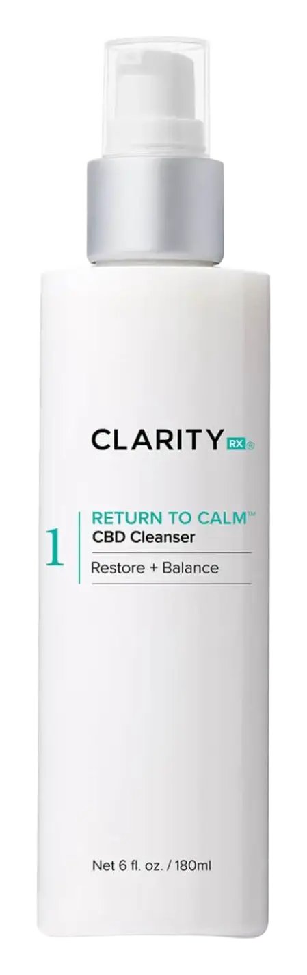 ClarityRx Return to Calm CBD Cleanser
