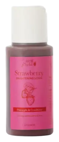 100% Pure Strawberry Brightening Scrub