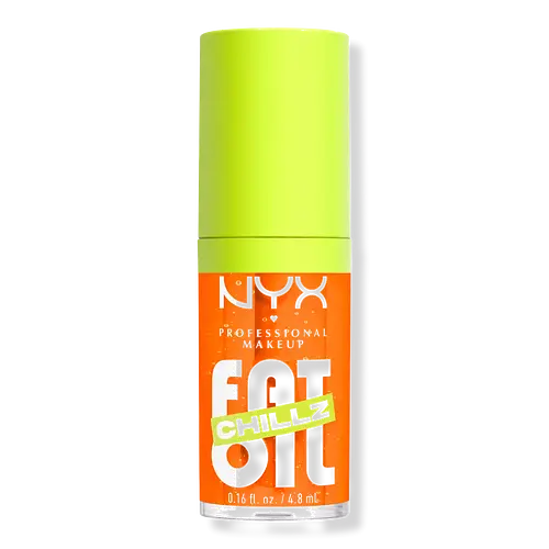 NYX Cosmetics Fat Oil Lip Drip Chillz Cooling Lip Oil Citrus Chiller