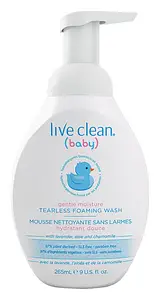 Live Clean Baby Gentle Moisture Tearless Foaming Wash