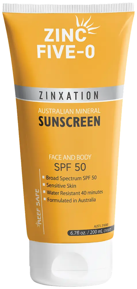 Zinc Five-0 Mineral Face And Body Sunscreen SPF 50