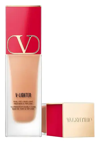 Valentino V-Lighter Dual-Use Liquid Light Face Base & Top Coat Ambra