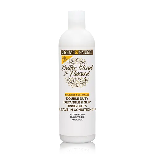 Creme of Nature Butter Blend & Flaxseed Double Duty Detangle & Slip