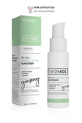 Skin401 SPF 50+ Mineral Filter Sunscreen