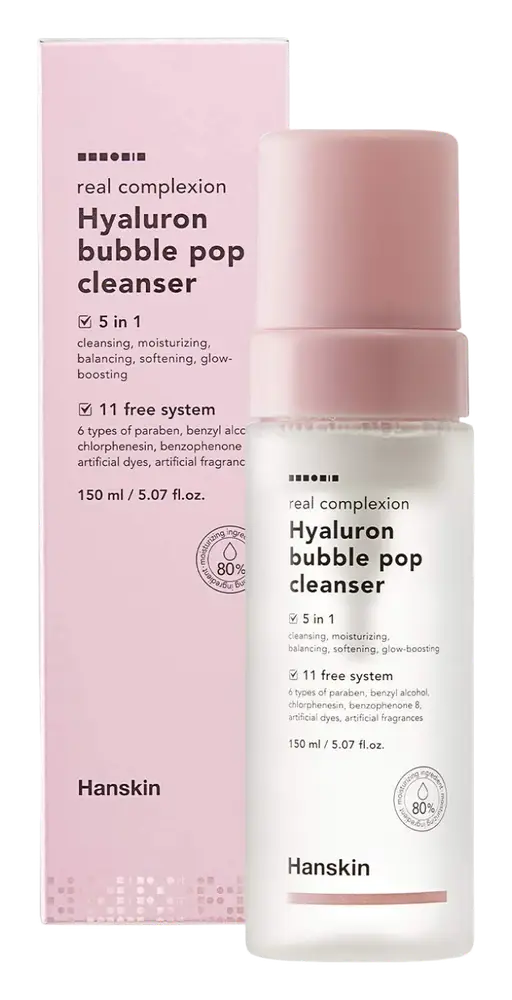 Hanskin Hyaluron Bubble Pop Cleanser