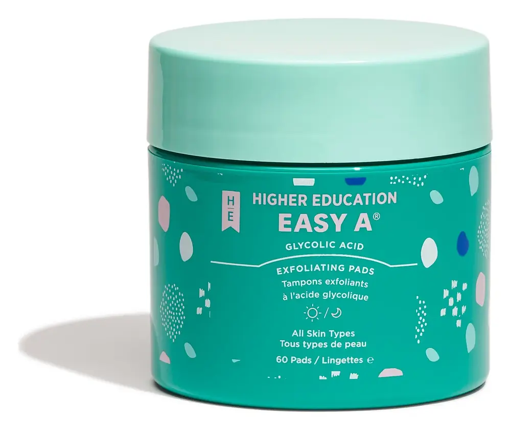 Higher Education Skincare Easy A Exfoliating Pads