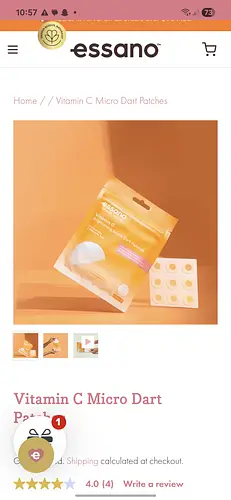 Essano Vitamin C Micro Dart Patches