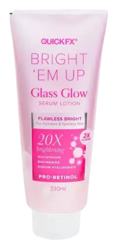 Quickfx Bright Em Up Flawless Bright Serum Lotion