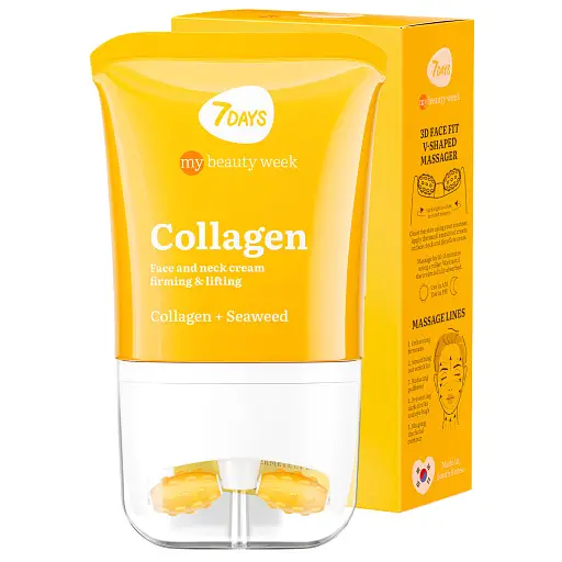 7 Days My Beauty Week Face And Neck Cream With 3D Massager Collagen