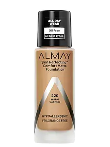 Almay Skin Perfecting Comfort Matte Foundation 220 Warm Cashew
