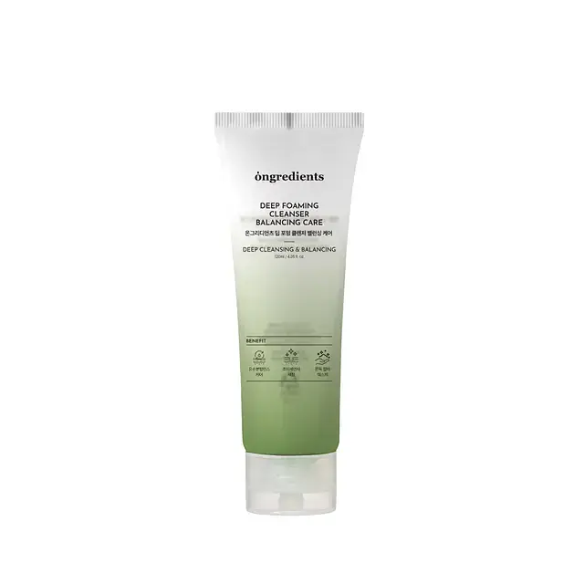ongredients Deep Foaming Cleanser Balancing Care