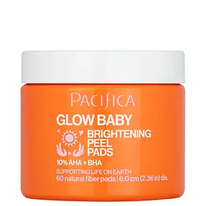 Pacifica Glow Baby Brightening Peel Pads 10% AHA + BHA