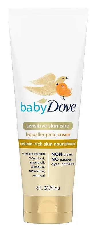 Dove Baby Melanin-Rich Skin Nourishment Sensitive Skin Care Hypoallergenic Cream