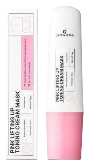 Differ&Deeper Pink Lifting Up Toning Cream Mask