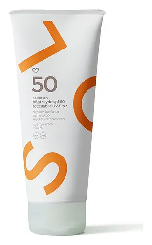 Hjärtats Sollotion SPF50 Oparfymerad
