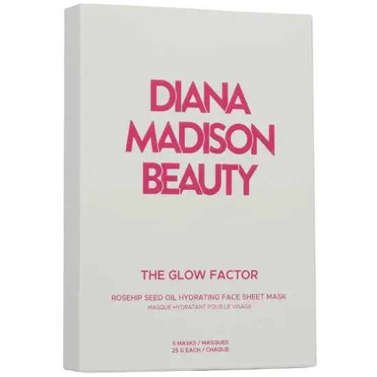 Diana Madison Beauty Rosehip Seed Oil Hydrating Face Sheet Mask