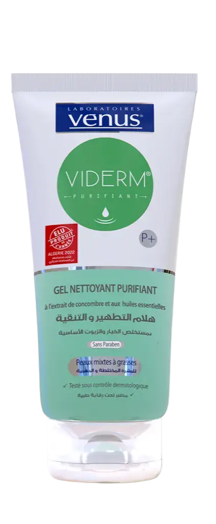 laboratoires venus Viderm P+ Gel Nettoyant Purifiant