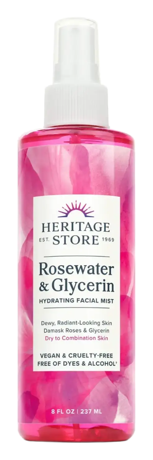 Heritage Store Rosewater & Glycerin Hydrating Facial Mist