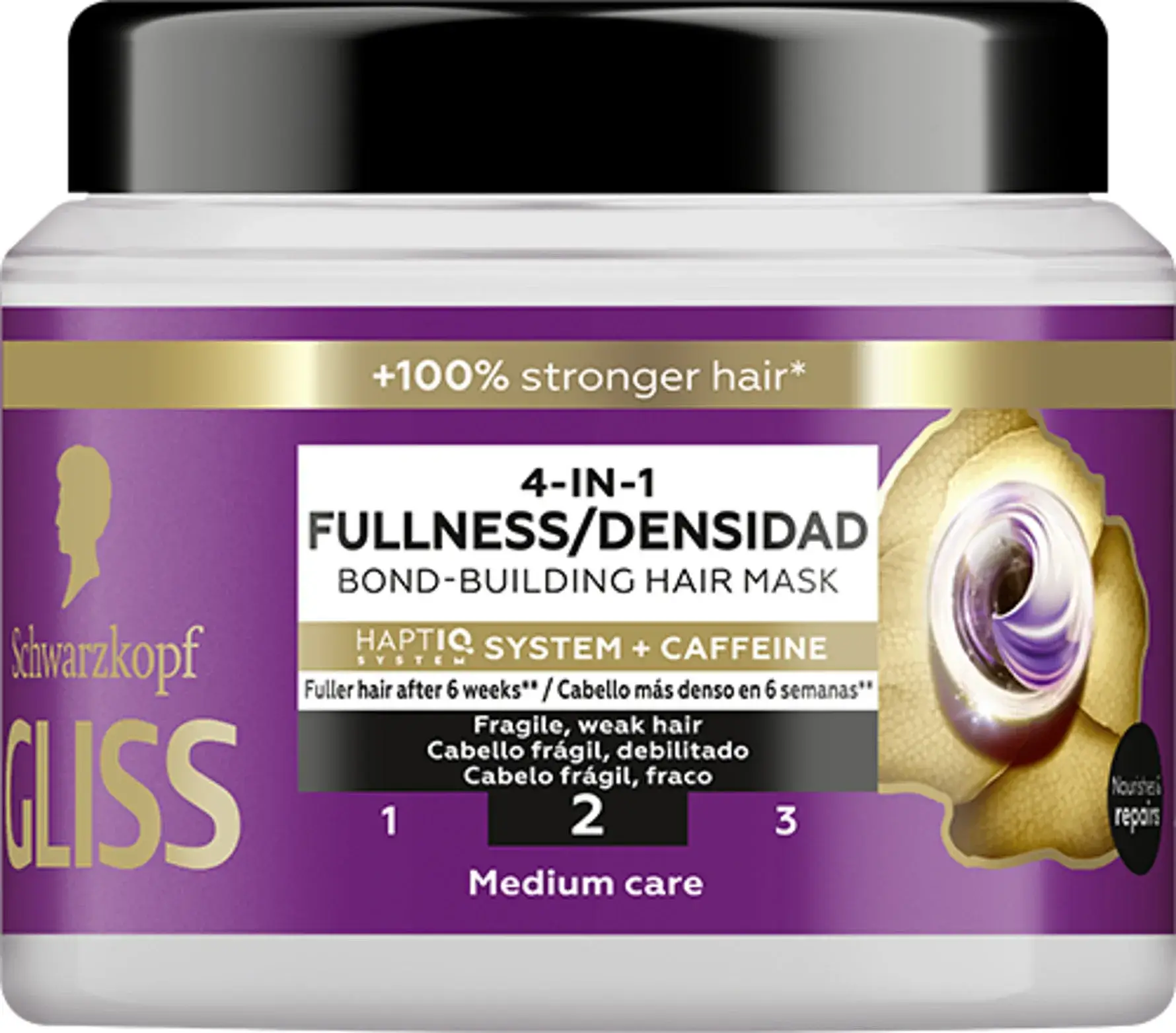 Schwarzkopf Professional Gliss 4-In-1 Fullness Bond-Building Mask