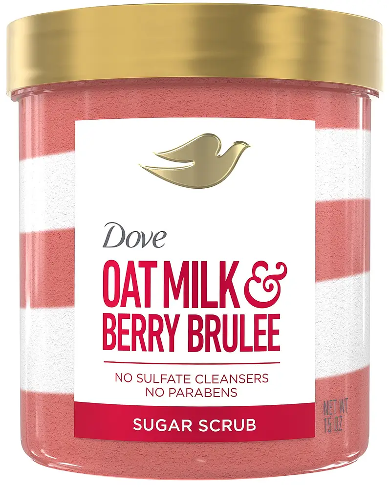 Dove Sugar Scrub Oat Milk & Berry Brulee