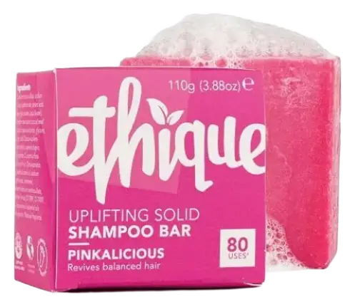 Ethique Pinkalicious Uplifting Solid Shampoo Bar