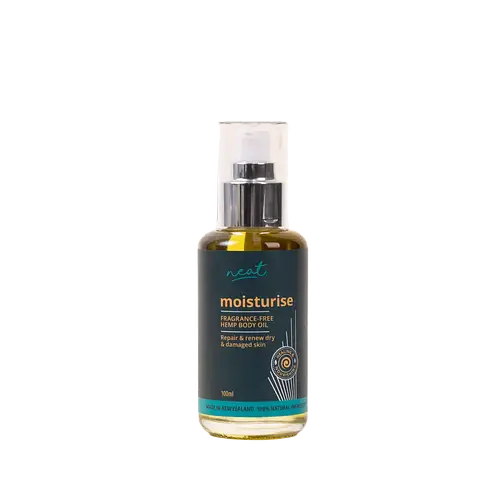 Neat Moisturise Hemp Body Oil Fragrance-Free