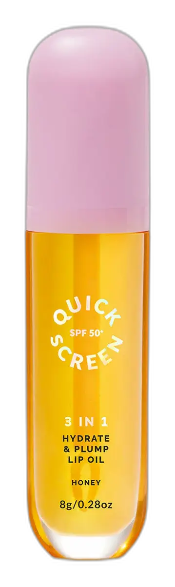 The Quick Flick 3 In 1 Hydrate & Plump Honey Lip Oil SPF 50