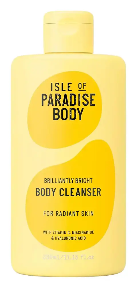 Isle of Paradise Brilliantly Bright Body Cleansing Wash with Vitamin C & Niacinamide