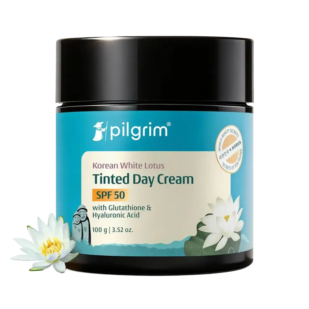 Pilgrim Korean White Lotus Tinted Day Cream SPF 50