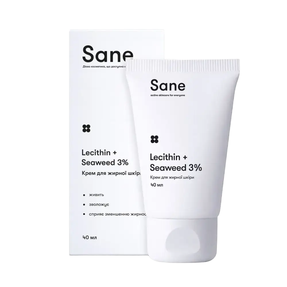 Sane Lecithin + Seaweed 3% Moisturizer
