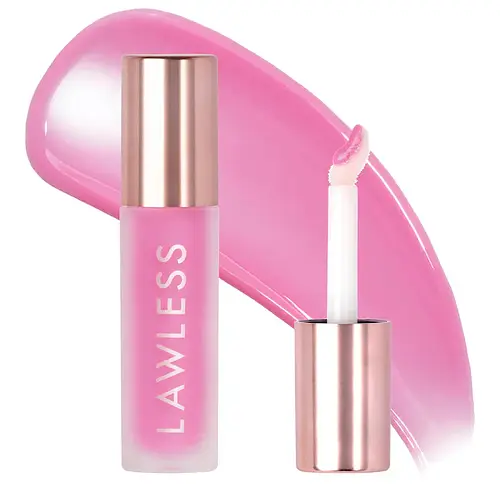 Lawless Forget The Filler Lip Plumping Line Smoothing Gloss Strawberry Popsicle