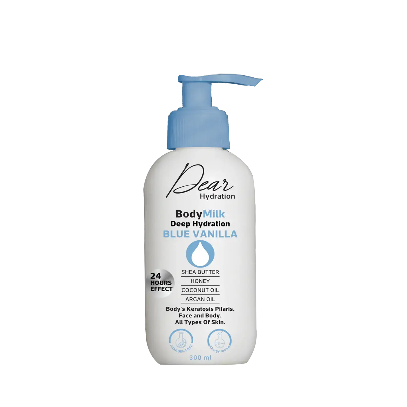 Dear Body Milk Deep Hydration Blue Vanilla