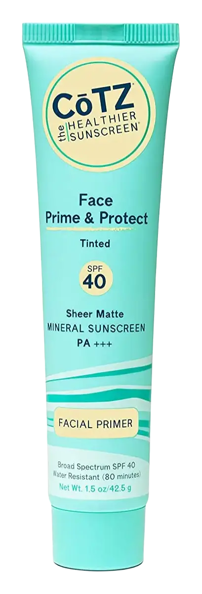 Cotz Skincare Face Prime & Protect SPF 40 Tinted