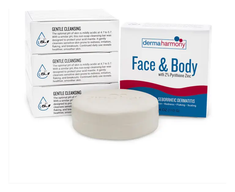 DermaHarmony 2% Pyrithione Zinc Face & Body Bar