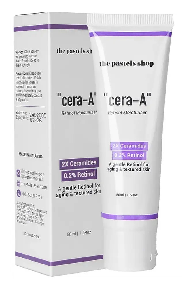 The Pastels Shop Cera-A Retinol Moisturiser
