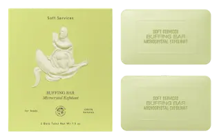 Soft Services Green Banana Buffing Bar Microcrystal Exfoliant
