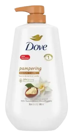 Dove Pampering Body Wash with Shea Butter & Warm Vanilla