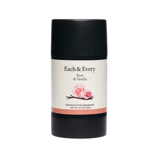 Each & Every Natural Deodorant Rose & Vanilla