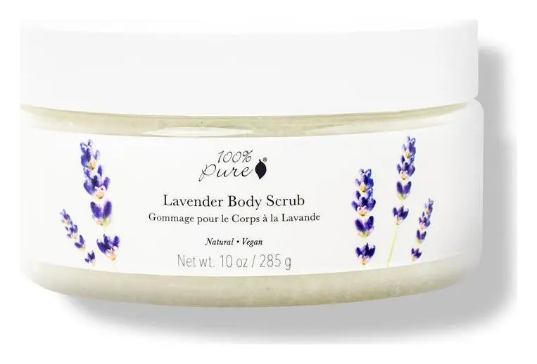 100% Pure Body Scrub Lavender