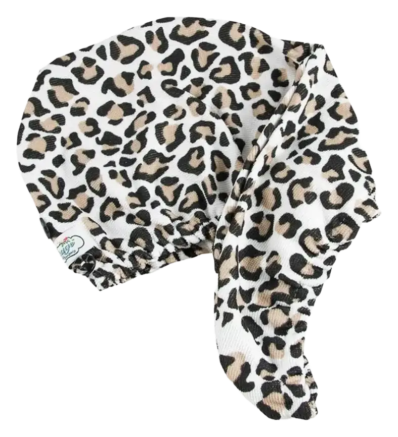 The Vintage Cosmetic Company Hair Turban Leopard Print