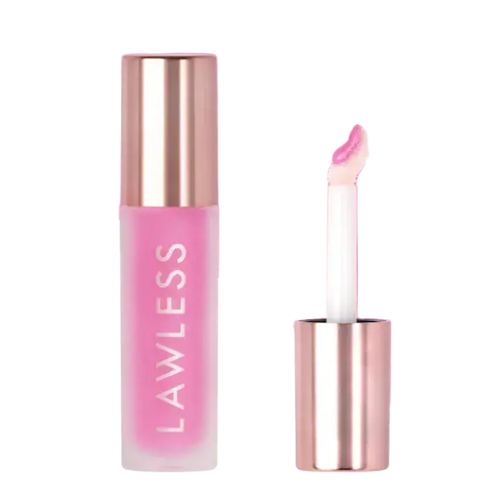 Lawless Forget The Filler Lip Plumping Line Smoothing Gloss Strawberry Popsicle
