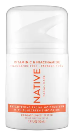 Native Brightening Facial Moisturizer SPF 30