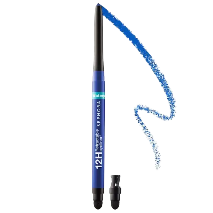 Sephora Collection Waterproof 12HR Retractable Eyeliner Pencil 28 Matte Cobalt Blue