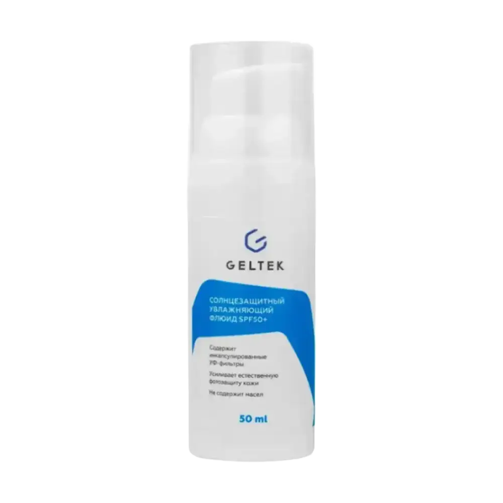 Geltek Sunscreen Moisturizing Fluid SPF 50+