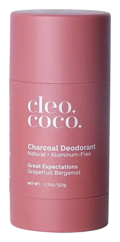 Cleo+Coco Charcoal Deodorant Grapefruit Bergamot