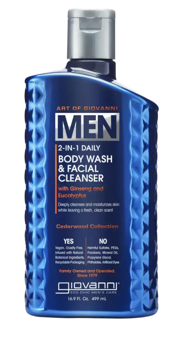Giovanni Men 2-In-1 Daily Body Wash & Facial Cleanser