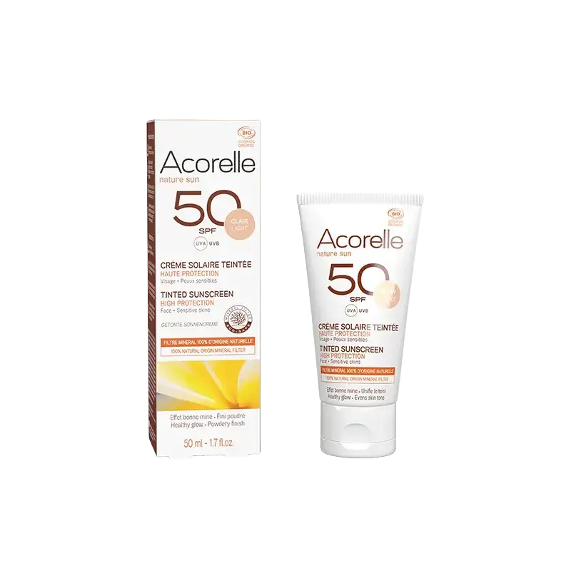 Acorelle Tinted Sunscreen SPF 50 Light