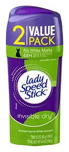 Speed Stick Lady Speed Stick Invisible Dry Antiperspirant Deodorant Powder Fresh